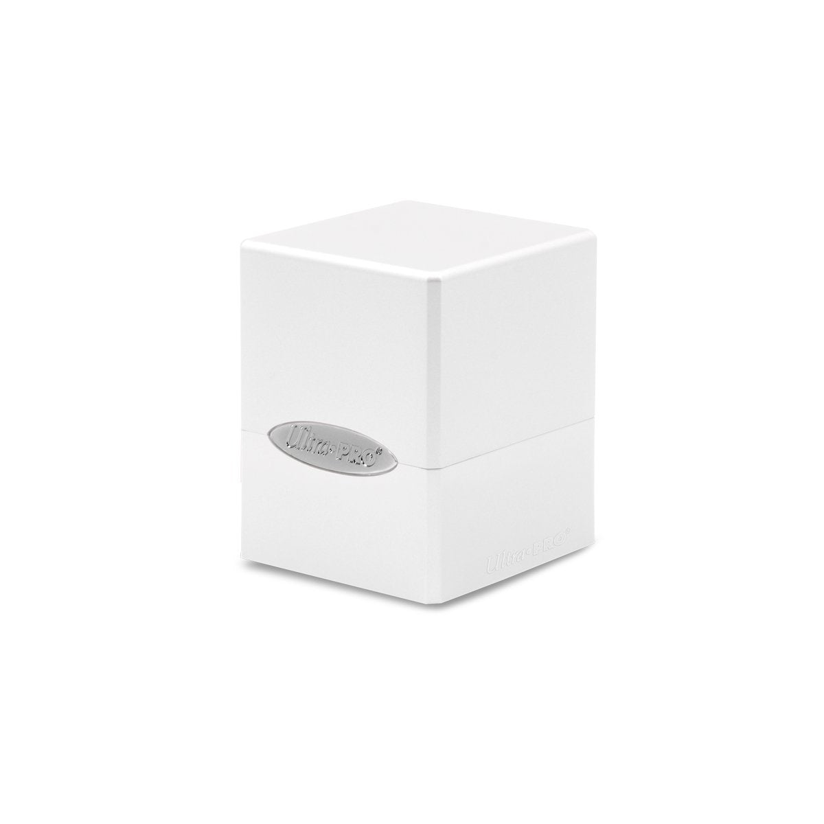 Ultra Pro Arctic White Satin Cube Deck Box - Card Game Supplies - The Hooded Goblin