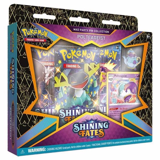 Pokémon Shining Fates Polteageist Pin Collection -  - The Hooded Goblin