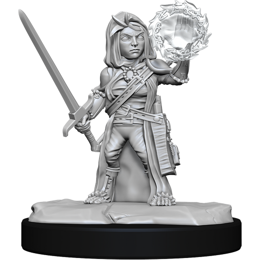 PF Unpainted Minis Wv14 Halfling Cleric Female -  - The Hooded Goblin