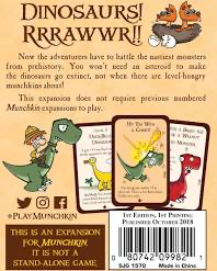 Munchkin Jurassic Snark Expansion Pack - Board Game - The Hooded Goblin