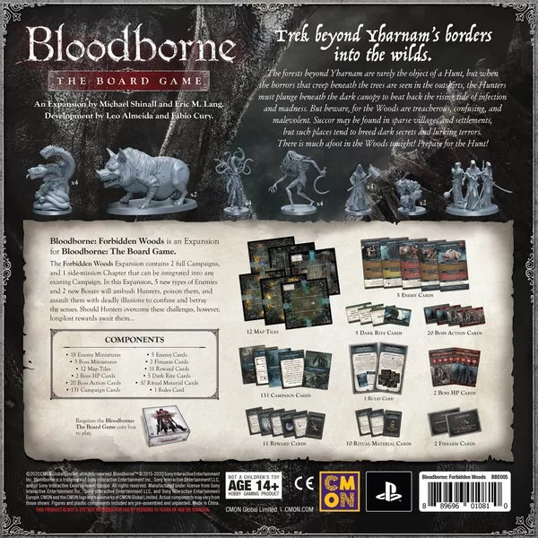 Bloodborne The Board Game Forbidden Woods Expansion - Board Game - The Hooded Goblin