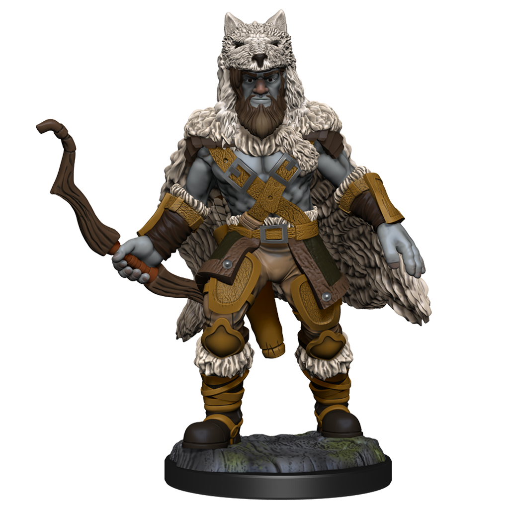 DND Unpainted Minis Wv14 Firbolg Ranger Male - Roleplaying Games - The Hooded Goblin