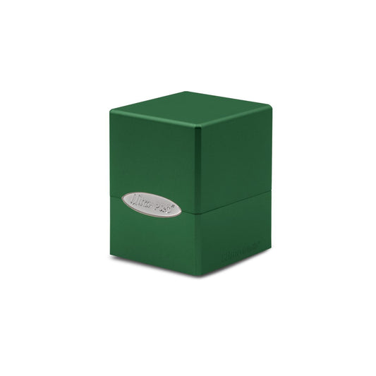 Ultra Pro Forest Green Satin Cube Deck Box - Card Game Supplies - The Hooded Goblin