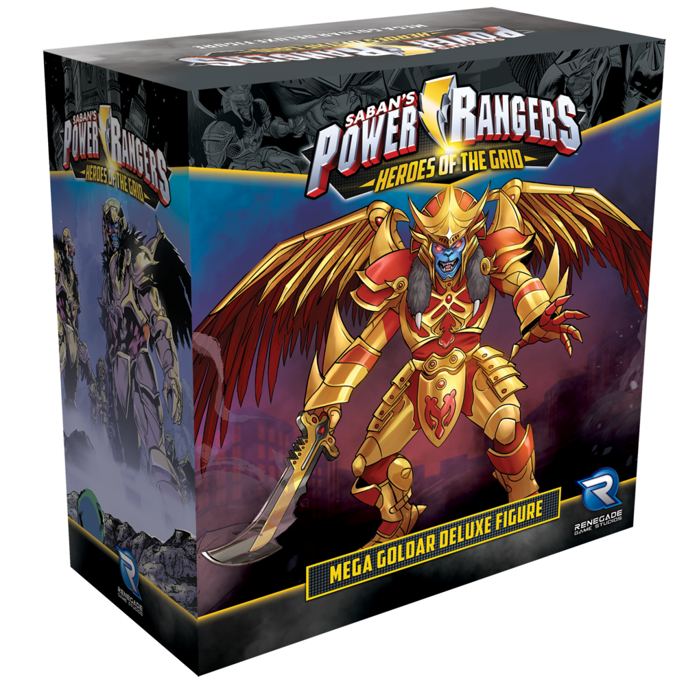 Power Rangers Hero’S Of The Grid: Mega Goldar Deluxe Figure - Board Game - The Hooded Goblin