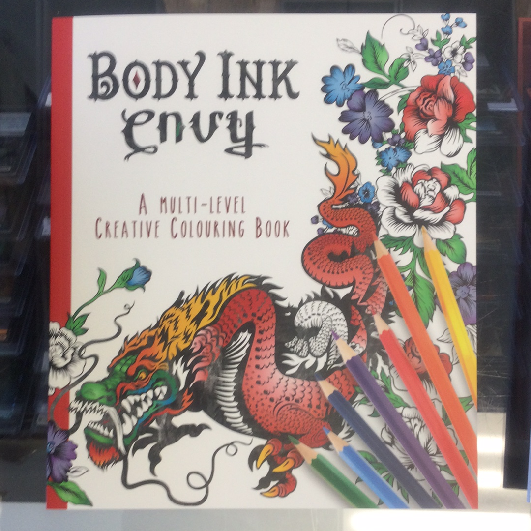 Colouring Book - Body Ink Envy -  - The Hooded Goblin