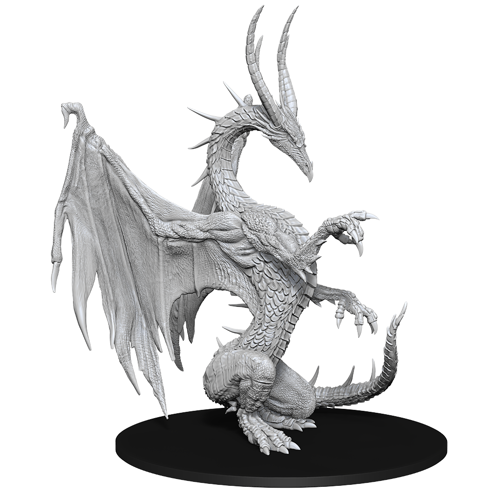 DND Unpainted Minis Wv14 Blue Dragon - Roleplaying Games - The Hooded Goblin