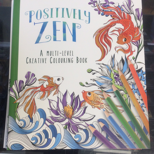 Colouring Book - Positively Zen -  - The Hooded Goblin