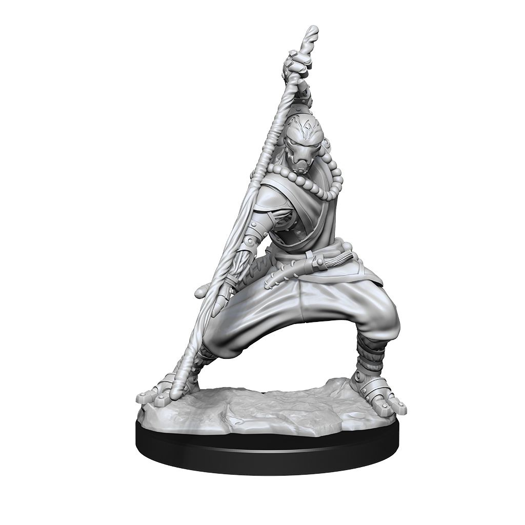 DND Unpainted Minis Wv14 Warforged Monk - Roleplaying Games - The Hooded Goblin