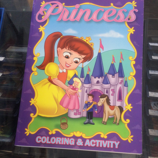 Princess Colouring & Activity Book -  - The Hooded Goblin