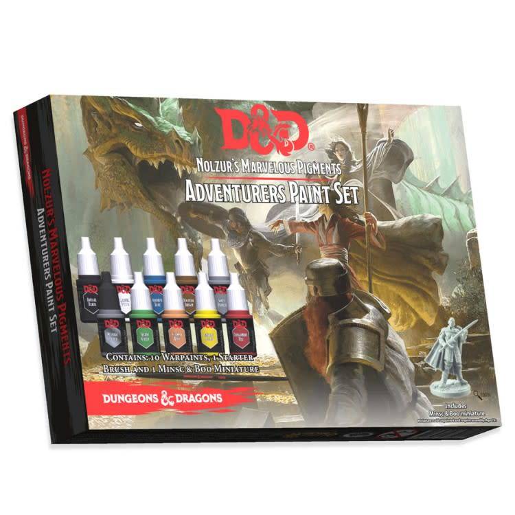 D&D Nolzur'S Marvelous Pigments: Adventurers Paint Set - Paint - The Hooded Goblin