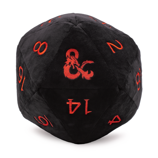 D20 Jumbo Plush - Roleplaying Games - The Hooded Goblin