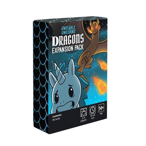 Unstable Unicorns: Dragons Expansion Pack - Board Game - The Hooded Goblin