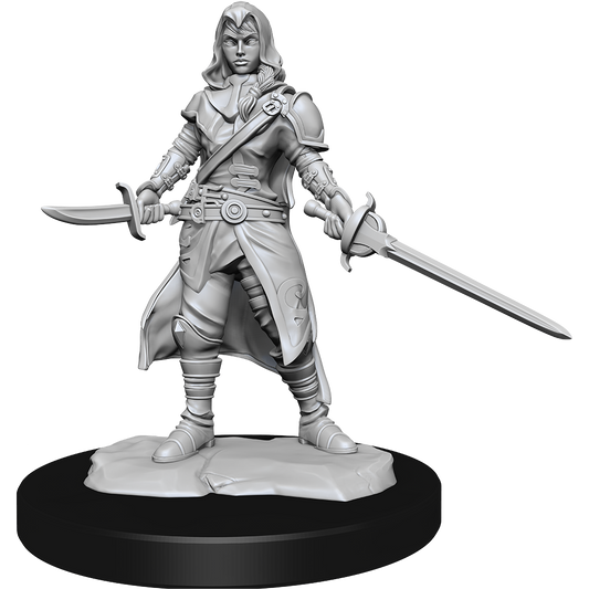 DND Unpainted Minis Wv14 Half-Elf Rouge Female - Roleplaying Games - The Hooded Goblin