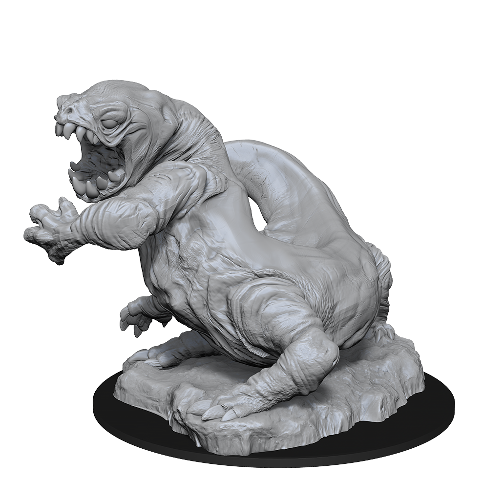 DND Unpainted Minis Wv14 Frost Salamander - Roleplaying Games - The Hooded Goblin
