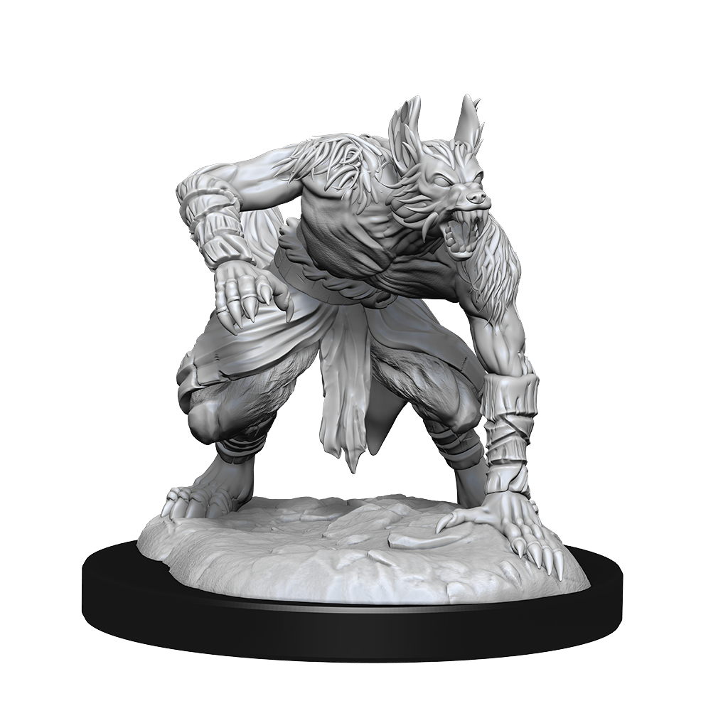 DND Unpainted Minis Wv14 Jackalwere & Jackal - Roleplaying Games - The Hooded Goblin