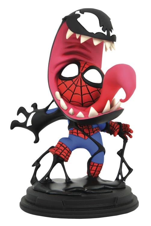 Spider-man vs Venom Animated Style Statue -  - The Hooded Goblin