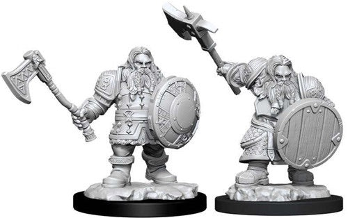 D&D Nolzur’S Marvelous Unpainted Miniatures: Male Dwarf Fighter - Roleplaying Games - The Hooded Goblin
