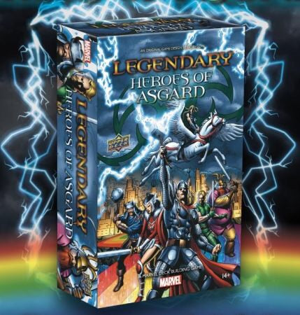 Legendary Hero’S Of Asgard Marvel Deck Building Game - Card Game - The Hooded Goblin