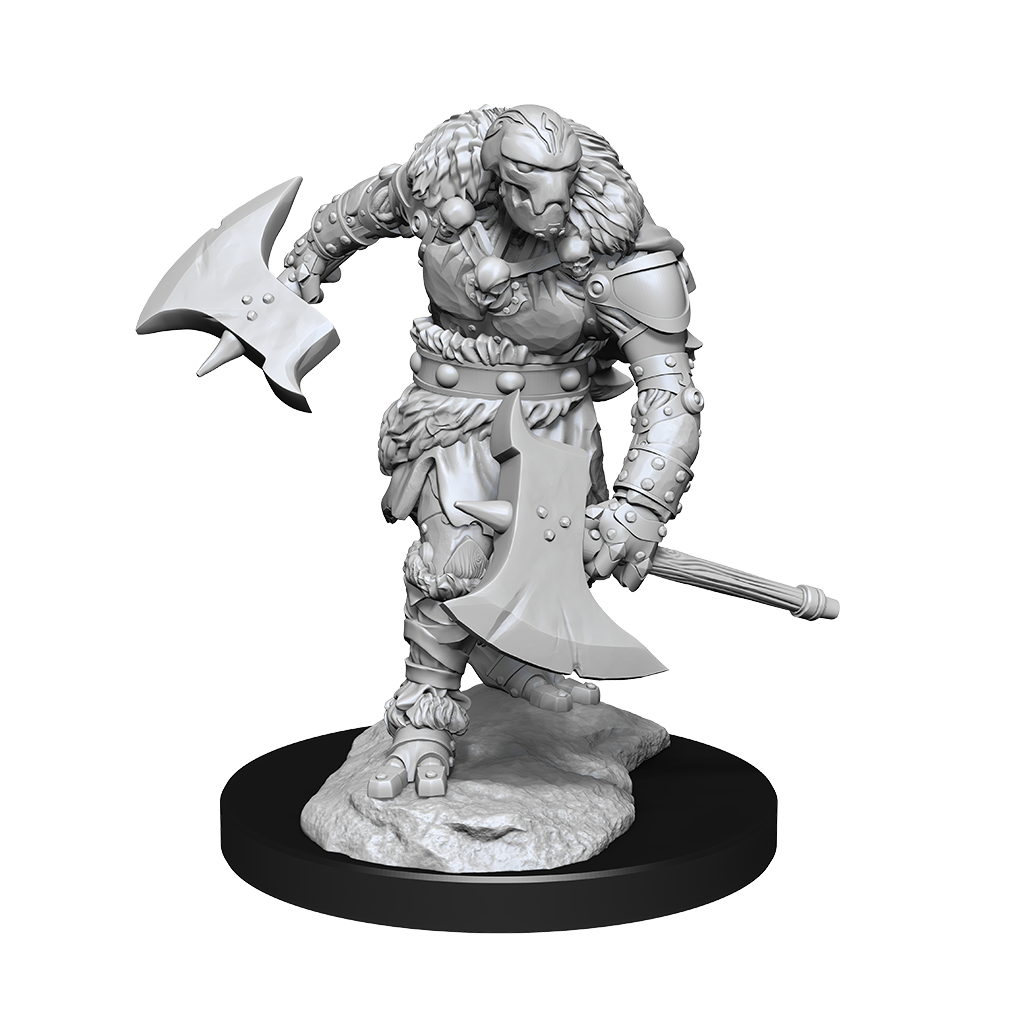DND Unpainted Minis Wv14 Warforged Barbarian - Roleplaying Games - The Hooded Goblin