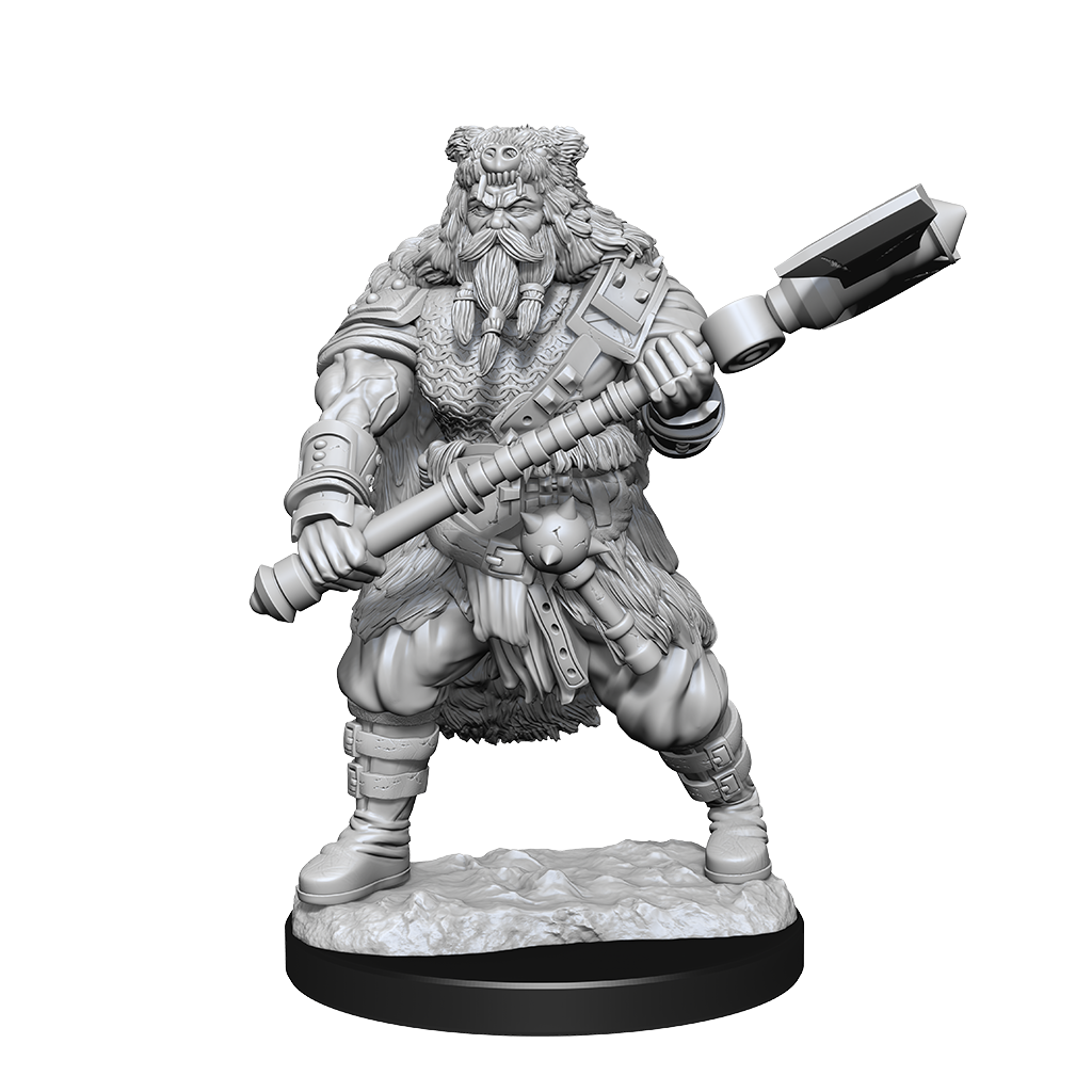 DND Unpainted Minis Wv14 Human Barbarian Male - Roleplaying Games - The Hooded Goblin