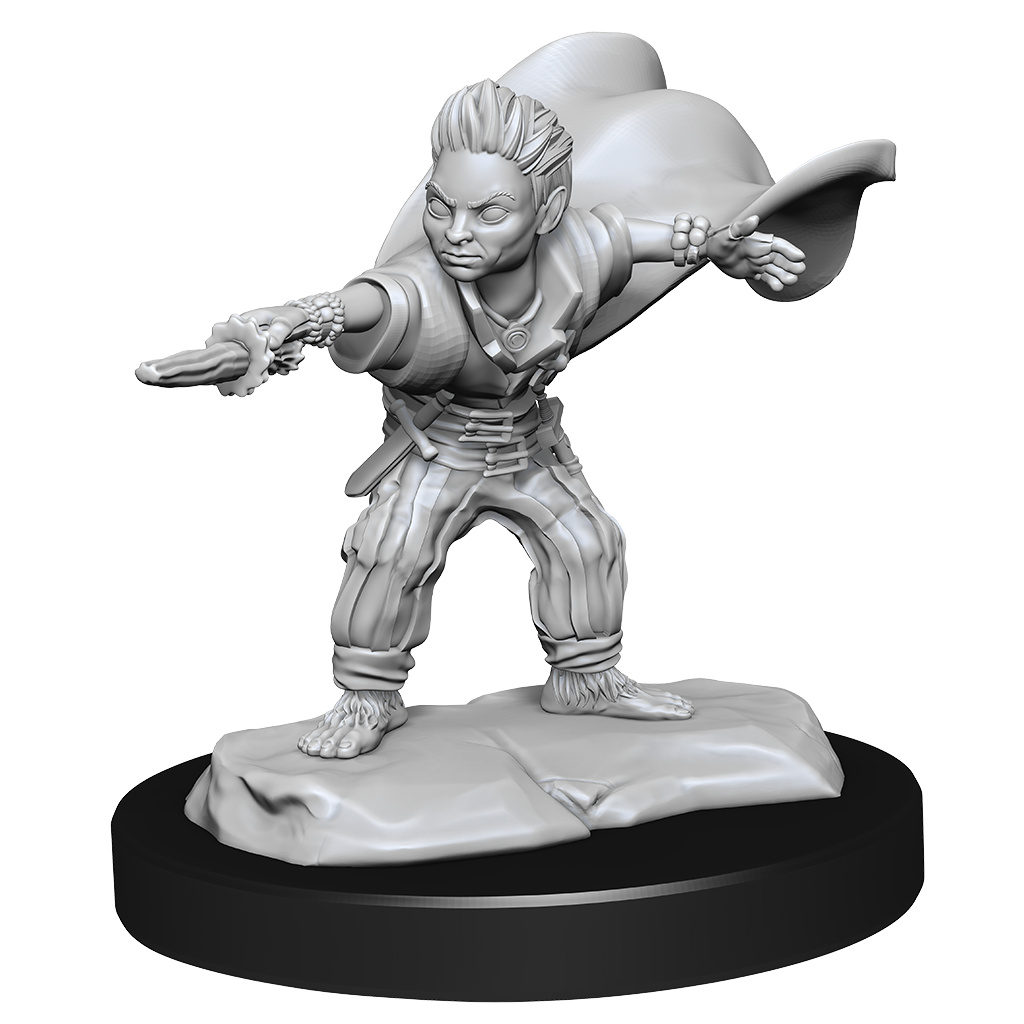 DND Unpainted Minis Wv14 Male Halfling Wizard - Roleplaying Games - The Hooded Goblin