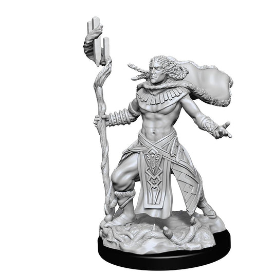 MTG Unpainted Minis Wv14 Elf Fighter & Cleric -  - The Hooded Goblin