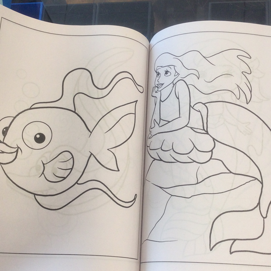 Princess Fairies & Mermaids Colouring & Activities Book -  - The Hooded Goblin