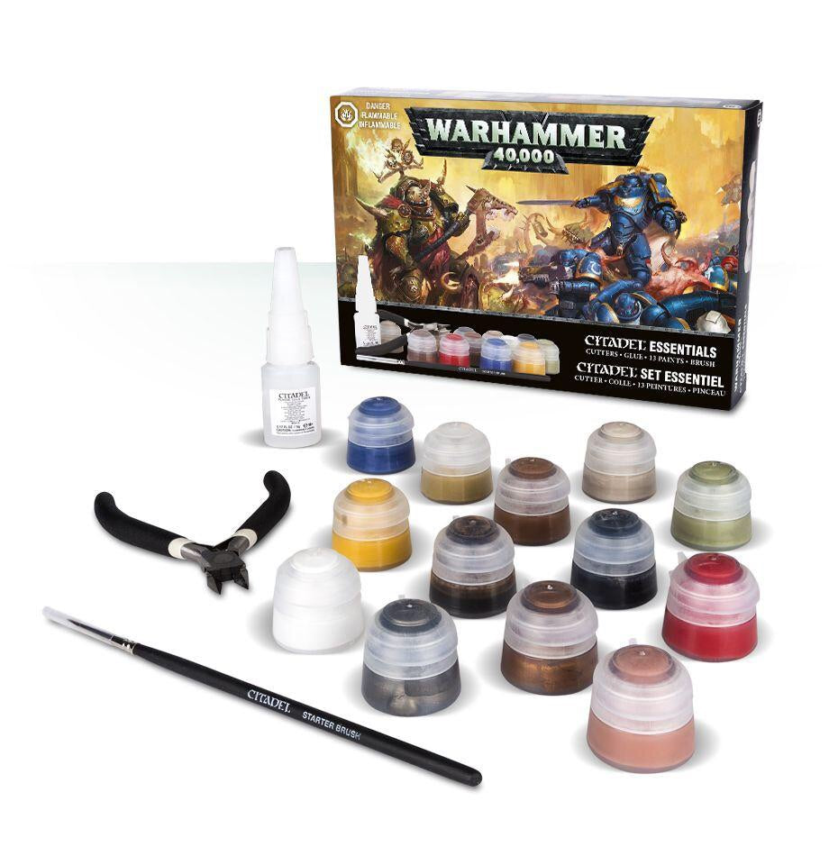 Warhammer 40K Citadel Essentials - Citadel Painting Supplies - The Hooded Goblin