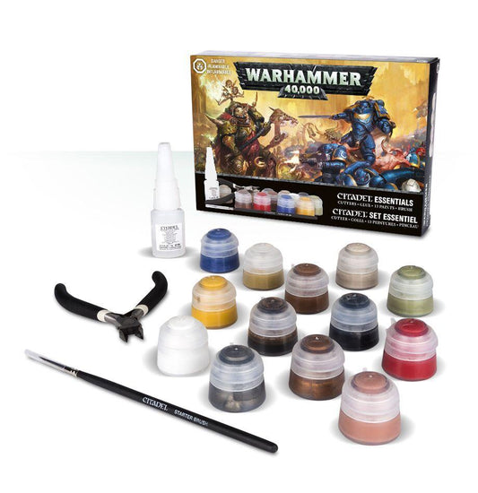 Warhammer 40K Citadel Essentials - Citadel Painting Supplies - The Hooded Goblin