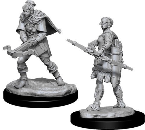 D&D Nolzur’S Marvelous Unpainted Miniatures: Female Human Ranger - Roleplaying Games - The Hooded Goblin