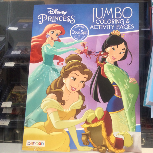 Disney Princess Jumbo Colouring & Activity Book -  - The Hooded Goblin