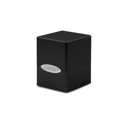 Ultra Pro Jet Black Satin Cube Deck Box - Card Game Supplies - The Hooded Goblin