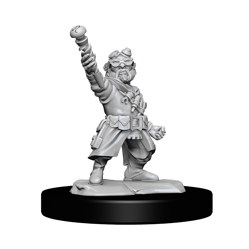 DND Unpainted Minis Wv14 Gnome Artificer Male - Roleplaying Games - The Hooded Goblin