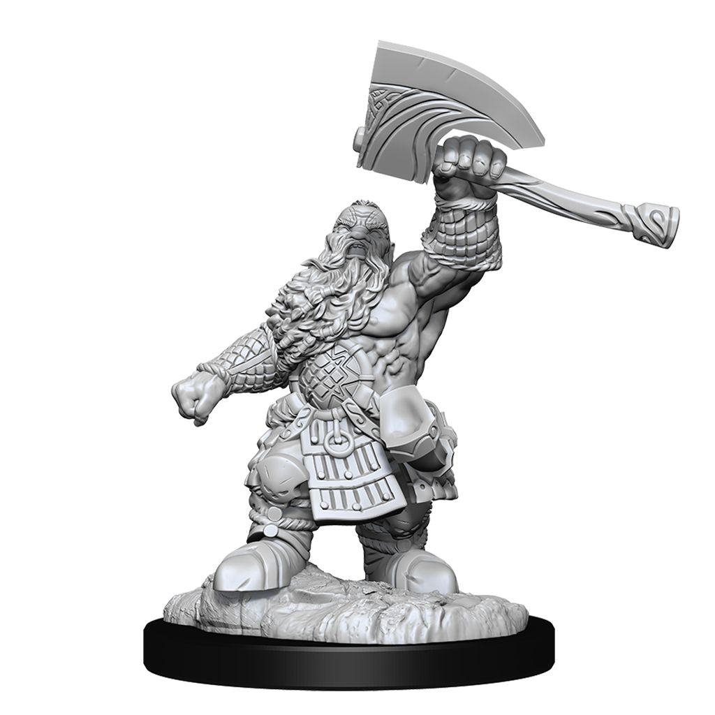 MTG Unpainted Minis Wv14 Dwarf Fighter & Cleric - Roleplaying Games - The Hooded Goblin