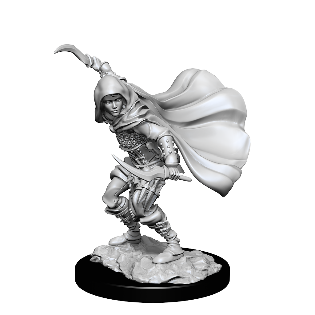 DND Unpainted Minis Wv14 Female Human Rouge - Roleplaying Games - The Hooded Goblin