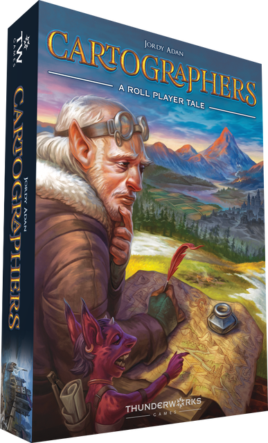 Cartographers: A Roll Player Tale - Board Game - The Hooded Goblin