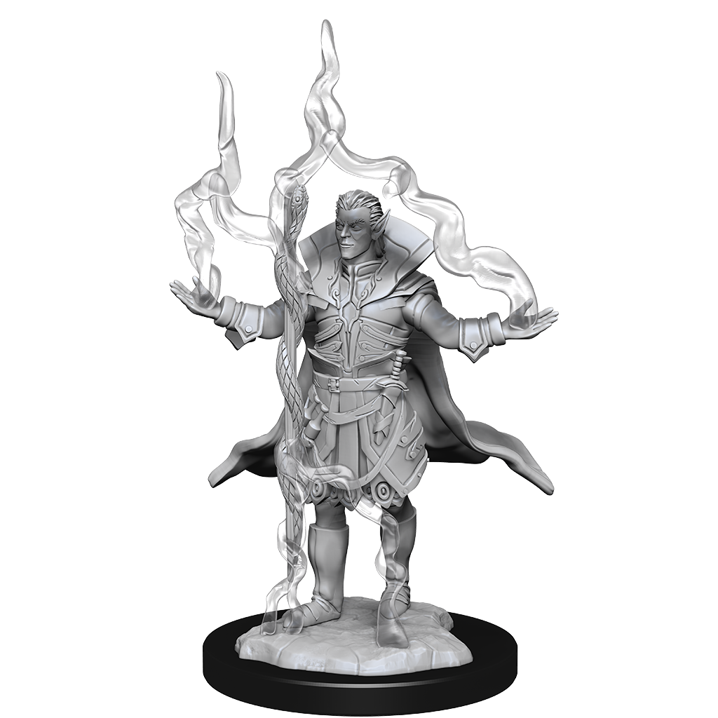 DND Unpainted Minis Wv14 Male Elf Sorcerer - Roleplaying Games - The Hooded Goblin