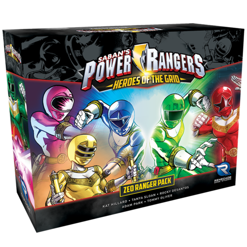 Power Rangers Heros Of The Grid: Zeo Ranger Pack - Board Game Supplies - The Hooded Goblin