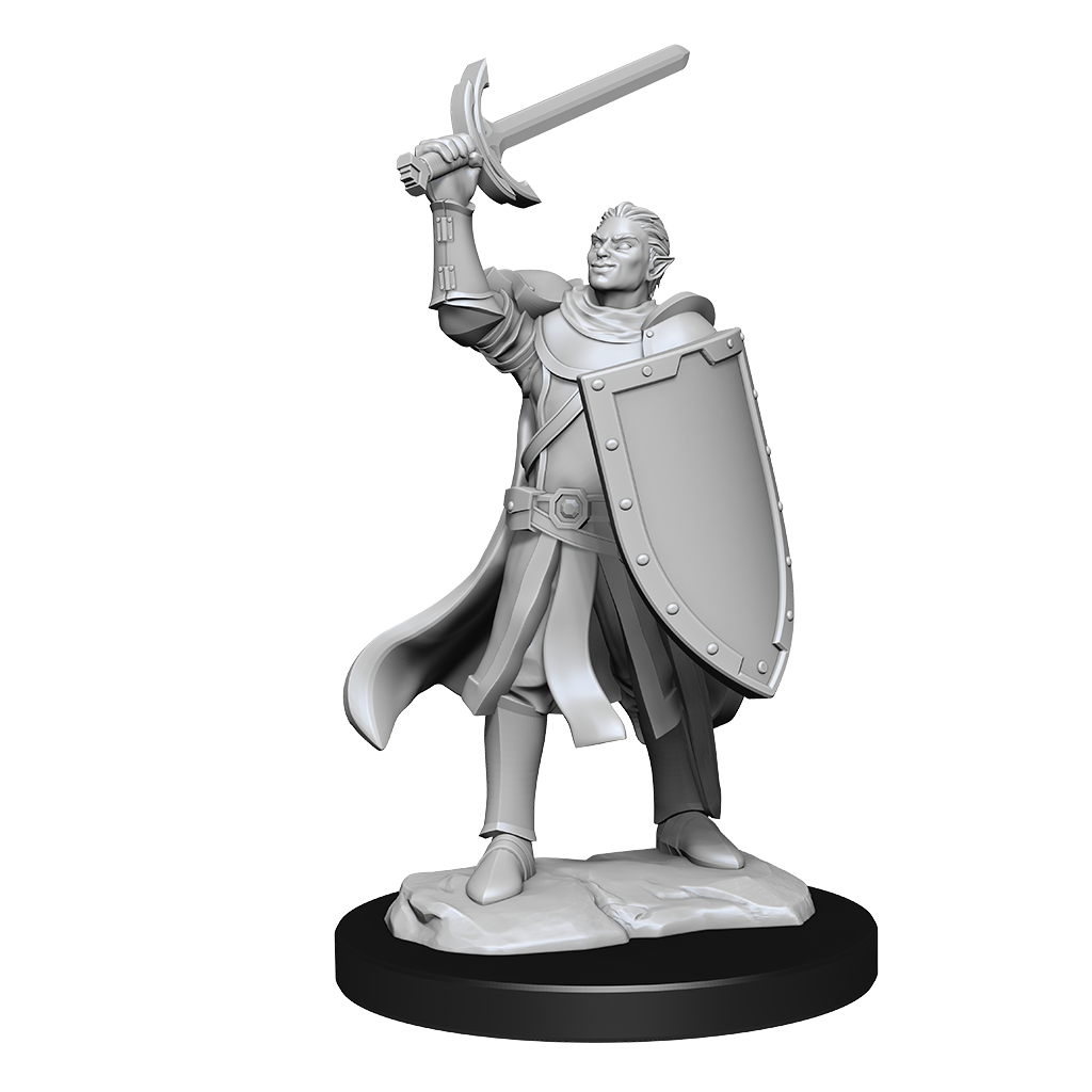 DND Unpainted Minis Wv14 Half Elf Paladin Male - Roleplaying Games - The Hooded Goblin