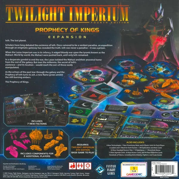Twilight Imperium: Prophecy of Kings Expansion -  - The Hooded Goblin