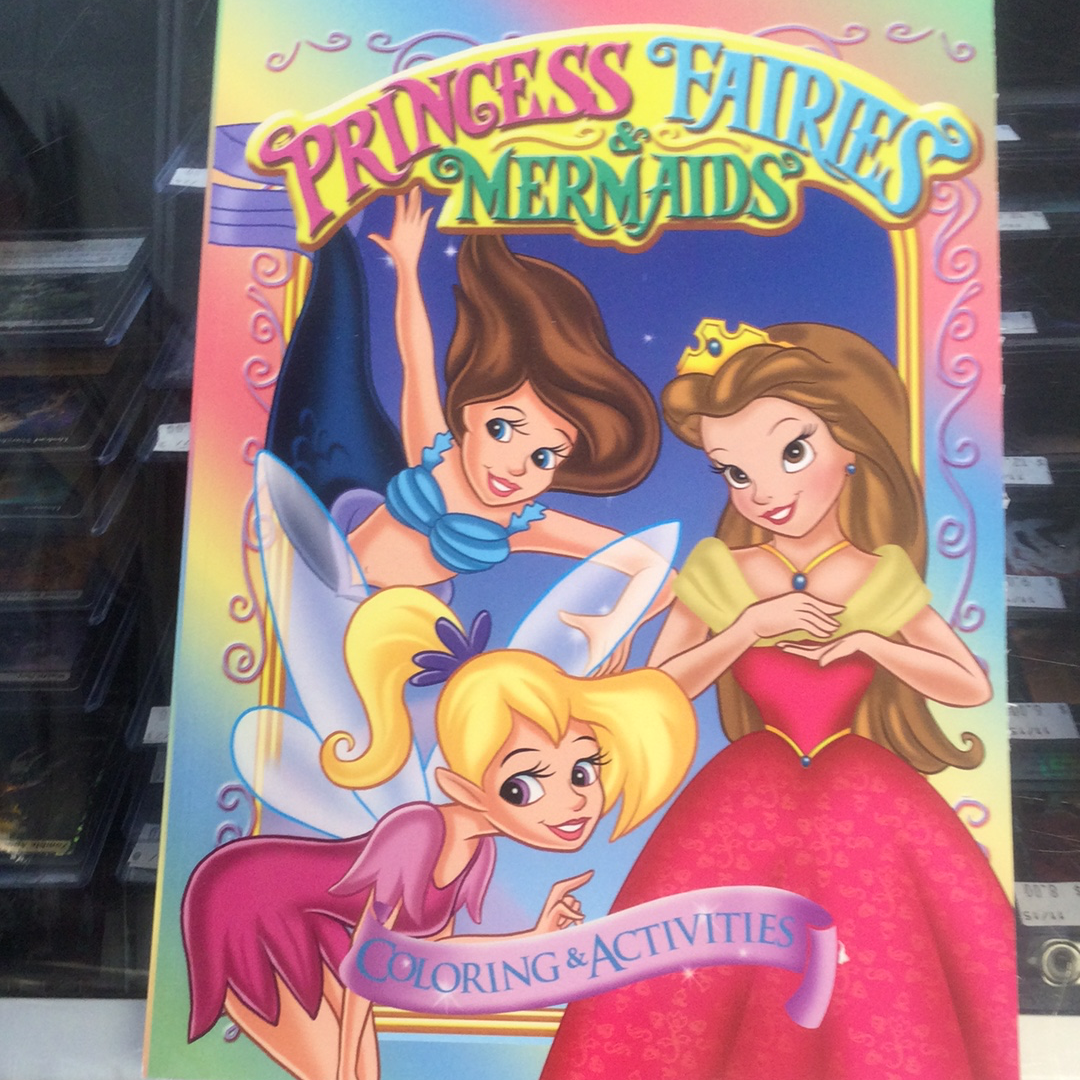 Princess Fairies & Mermaids Colouring & Activities Book -  - The Hooded Goblin