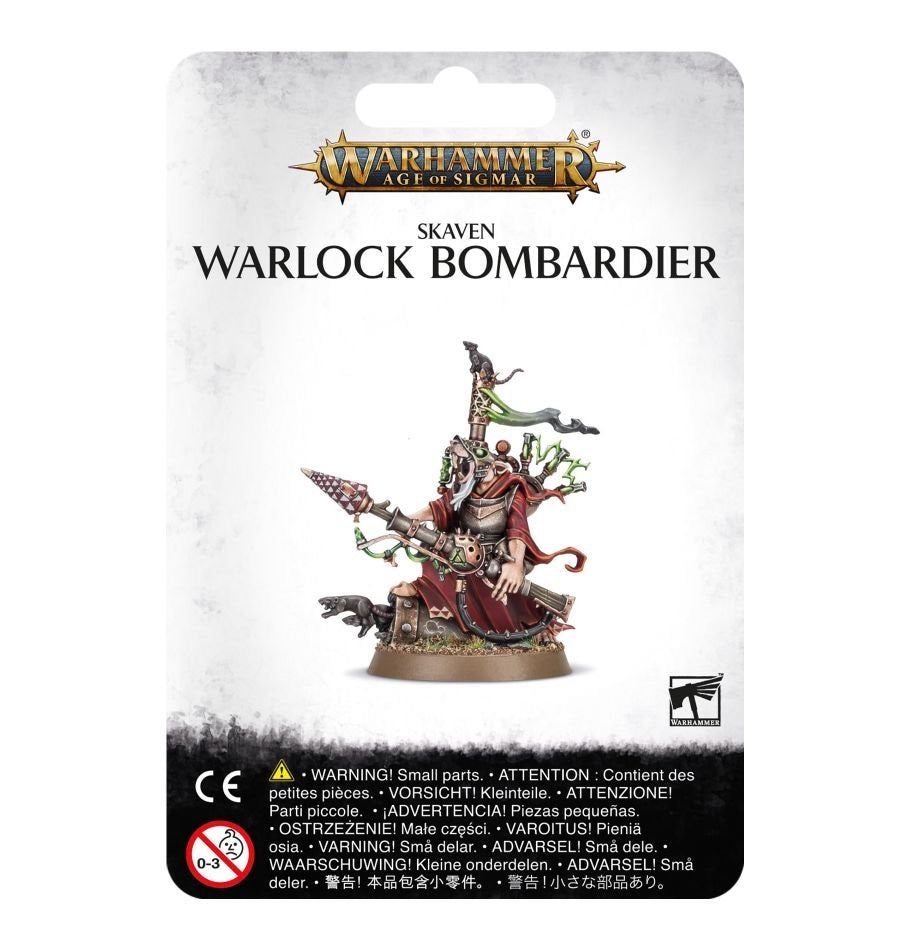 Skaven Warlock Bombarder - Warhammer: Age of Sigmar - The Hooded Goblin