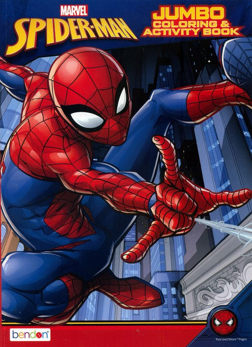 Bendon Marvel’s Spider-Man Coloring and Activity Book with Stickers