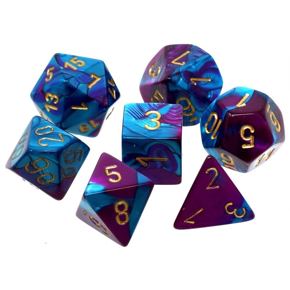 Chessex Dice 7-Die Sets: Gemini