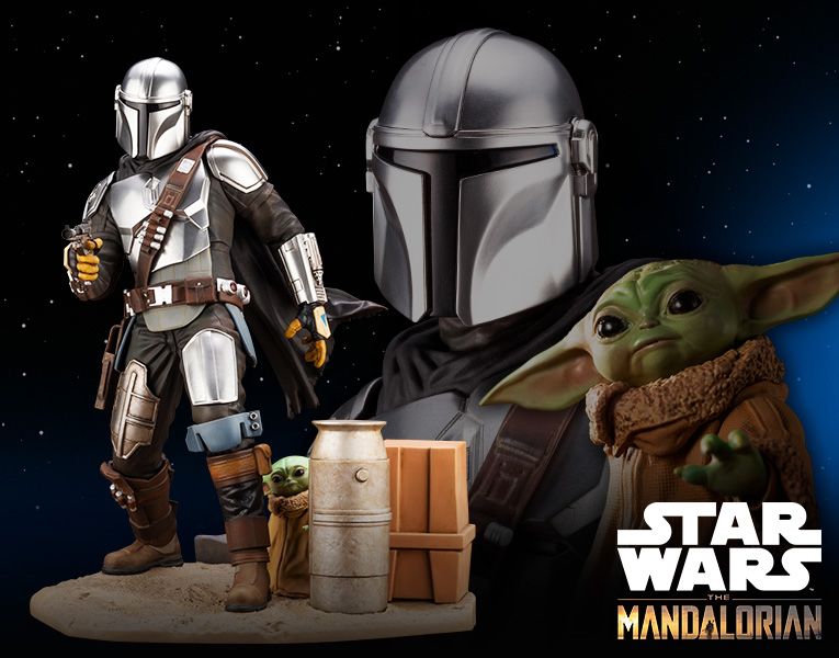 Mandalorian and The Child 1/7 Scale Prepainted Model kit