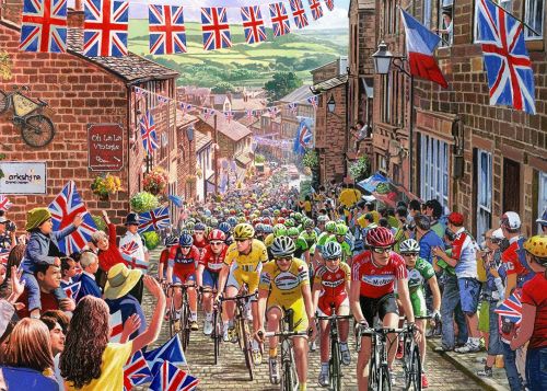 Le Tour De Yorkshire - 1000Pc Jigsaw Puzzle By Gibsons - Puzzle - The Hooded Goblin
