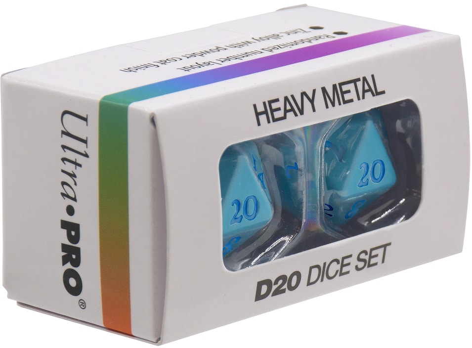 Dice Heavy Metal - Vivid Light Blue