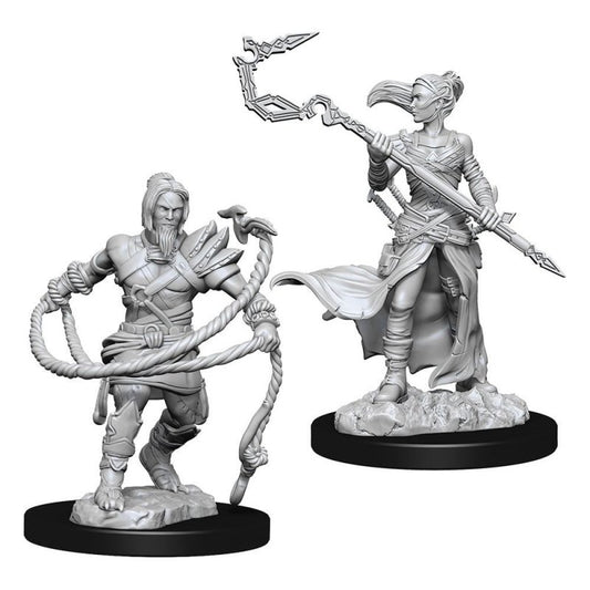 Magic The Gathering Unpainted Miniatures: Stoneforge Mystic & Kor Hookmaster - Roleplaying Games - The Hooded Goblin