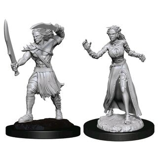 Magic The Gathering Unpainted Miniatures: Vampire Lacerator & Hexmage - Roleplaying Games - The Hooded Goblin