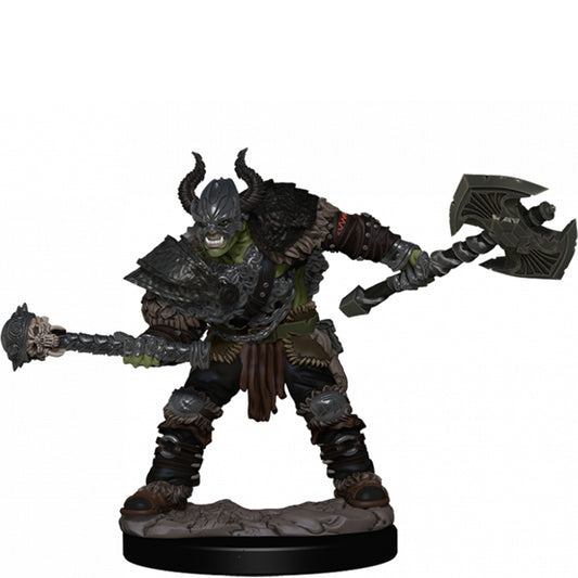 Pathfinder Battles Minis: Premium Painted Figures Wave 1: Half-Orc Barbarian Male - Roleplaying Games - The Hooded Goblin